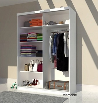 БЕЛО-СЕРЫЙ ШКАФ ГЛЯНЦЕВАЯ ДОСКА 200x216