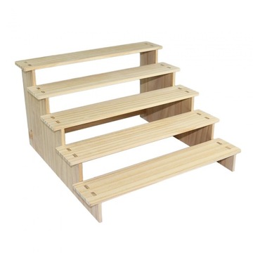 Dekoracja drewnianego stojaka wystawowego Trwały modny blat 5-warstwowy 40 cm
