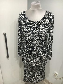 h&m sukienka rozciągliwa wzorzysta ciążowa M/170/96A