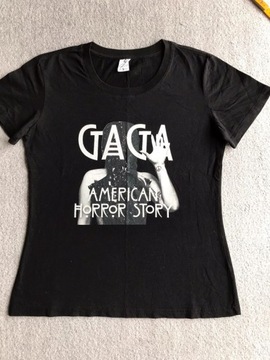 Koszulka tshirt Gaga American Horro Story czarna M