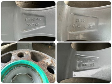 4× DISK HLINÍK CITROEN OE 7.0" X 17" 5X108 ET 42