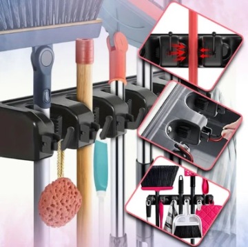 НАСТЕННАЯ ВЕШАЛКА ДЕРЖАТЕЛЬ ИНСТРУМЕНТА ШВАБРА ЛОПАТА КРЕПЛЕНИЕ МЕТЛЫ