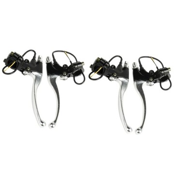 2 Pair Electric Bike Brake Lever Bicycle Handle Brakes Cut-Off Brake Levers