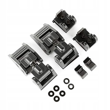 Zestaw zaczepu maski, czarny07-18 Jeep Wrangler JK
