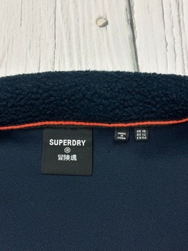 SUPERDRY EXPEDITION HIGH Kurtka Baranek Miś Fleece Damska r. 44