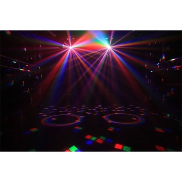 Прожектор со световым эффектом DMX 5W 1 с WASH, UV, LASER R+G, STROBO и ASTRO