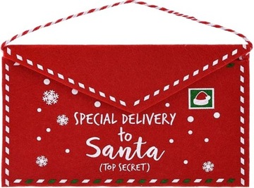 ŚWIĄTECZNA KOPERTA NA LIST DO ŚWIĘTEGO MIKOŁAJA