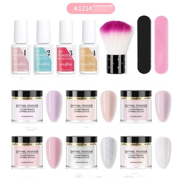 PINPAI DUŻY ZESTAW DO MANICURE TYTANOWY