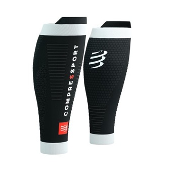 Opaski Kompresyjne Compressport R2 3.0 Calf Sleeves Czarne 38-42 cm r.L
