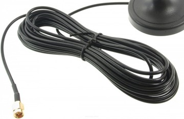 Магнитная антенна 12dBi GSM LTE 5G 700-2700Mhz кабель 5м SMA 3839