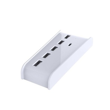 HUB ROZDZIELACZ USB 5w1 DO KONSOLI PS5 Biały