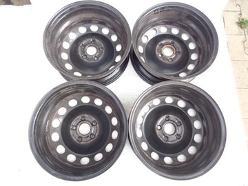 4× DISK OCELOVÝ VOLKSWAGEN OE AUDI VW SKODA SEAT 6.0" X 16" 5X112 ET 48