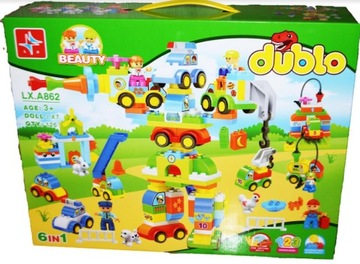 Klocki Konstrukcyjne pasują do Duplo 126 el.