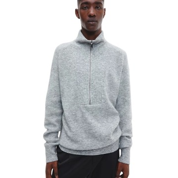 -50% CALVIN KLEIN SWETER MĘSKI HALF SZARY M