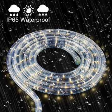 ШЛАНГ НАРУЖНОГО ОСВЕЩЕНИЯ 12М 432 СВЕТОДИОДНЫЕ ЛАМПЫ IP65