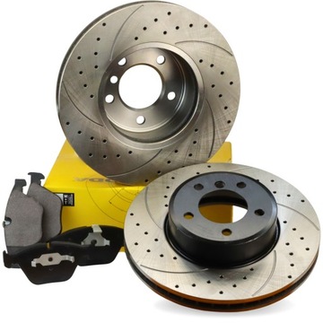 Tarcze Sportowe MIKODA GT PRZÓD + Klocki JEEP GRAND CHEROKEE 350mm