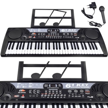 Duże Organy Keyboard MQ-809 USB MIKROFON IN0029