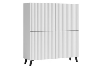 Nowoczesna komoda PHUKET 120 cm, Highboard MDF, półka pod TV, cichy domyk