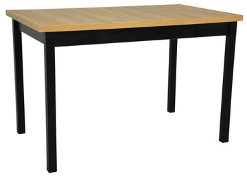 Tradycyjny stół 70x120/160 czarny blat lancelot
