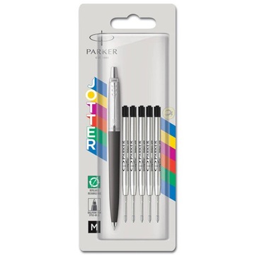 PARKER JOTTER DŁUGOPIS CZARNY + 5WKŁADÓW CZARNYCH 2152658 NEWELL