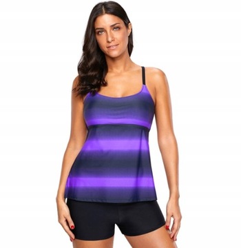 TANKINI STRÓJ KĄPIELOWY Spodenki Koszulka 4XL