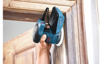 ЭКСЦЕНТРИЧЕСКАЯ ШЛИФОВАЛЬНАЯ МАШИНА BOSCH GEX 125-1 AE + БУМАГА