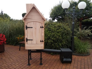 Садовая коптильня, камин 5 мм