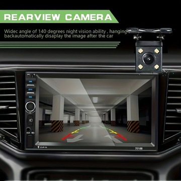 Автомобильная стереосистема 2 Din с 7-дюймовым сенсорным экраном