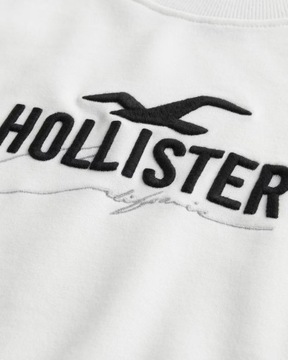 bluza Abercrombie Hollister L biała