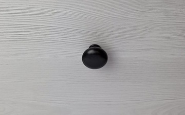 КРУГЛЫЕ МЕБЕЛЬНЫЕ РУЧКИ МЕБЕЛЬНЫЕ РУЧКИ ЧЕРНАЯ МЕБЕЛЬНАЯ РУЧКА METENSIA 28MM