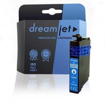 Tusz cyan do EPSON 603XL XP3105 4100 4105 WF2810