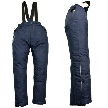 Зимние ЛЫЖНЫЕ штаны, УТЕПЛЕННЫЕ, подтяжки 134