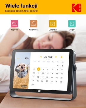 Цифровая фоторамка KODAK RWF-109 WiFi, 10,1 дюйма, 1920*1200 IPS, FHD, 32 ГБ