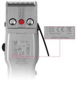 MOSER HAIR MACHINE 1400 STARBLADE 46mm + CAPS - PROFESSIONAL STEEL