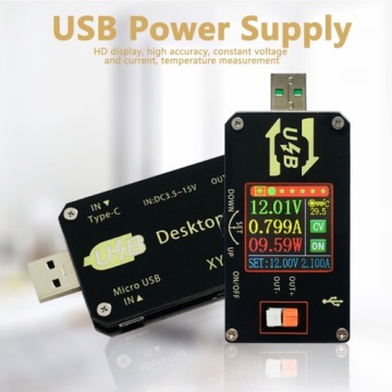 USB C измеритель мощности 1,44 дюйма ЖК-экран Цветной ток PB ток нагрузки