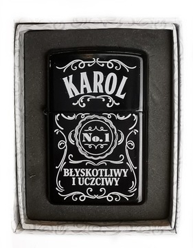 Zapalniczka prezent imieniem KAROL dla niego #78