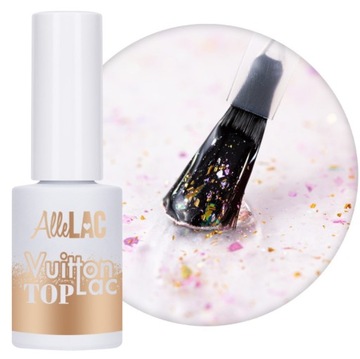 AlleLac Top No Wipe NAWIERZCHNIOWY DROBINKI HOLO