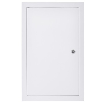 Drzwiczki rewizyjne 60x120 białe zamek metalowe