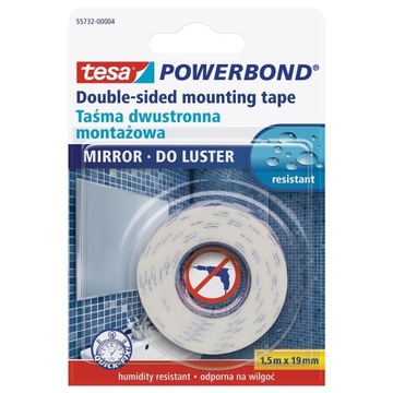 Dwustronna taśma do luster Tesa 19mmx1,5m