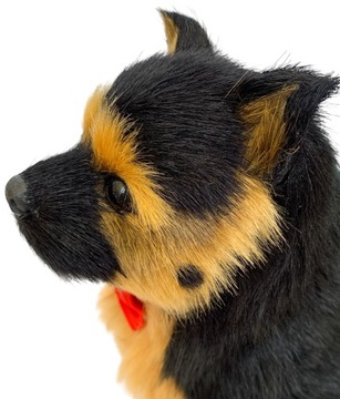 Интерактивная собака на батарейках, гуляет, лает, черный волкодав