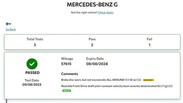 VZPĚRA/TLAKOVAČ DVEŘE ZADNÍ KRYT KUFRU A4639800264 MERCEDES BENZÍN G W464 W463
