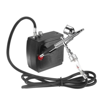 MINI AEROGRAF Z PRZENOŚNĄ SPRĘŻARKĄ.