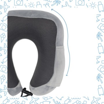 ПОДУШКА ДЛЯ ТУРИСТИЧЕСКОГО ПУТЕШЕСТВИЯ, ПЕРЕСЕЧЕНИЕ ШЕИ, ПОДГОЛОВНИК АВТОМОБИЛЯ, ПАМЯТЬ