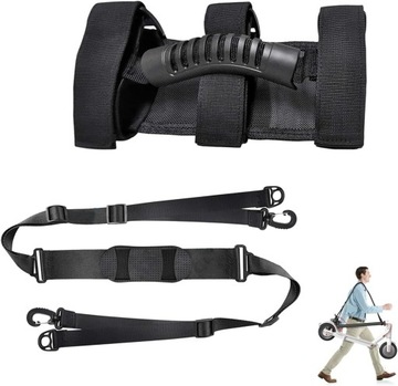 PAS DO NOSZENIA TRANSPORTU HULAJNOGI ELEKTRYCZNEJ PASEK NA RAMIĘ REGULACJA