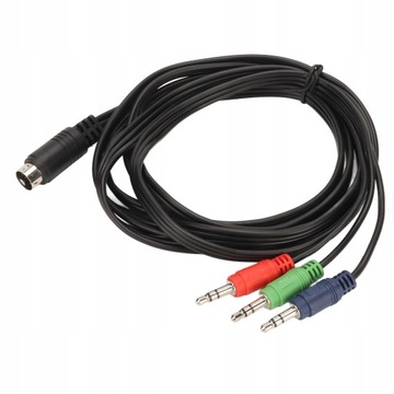 9-контактный кабель Plug and Play Mini DIN на 3 постоянного тока, 3,5 мм