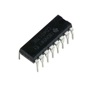 Счетчик-делитель CD4017 DIP16 CD4017BE