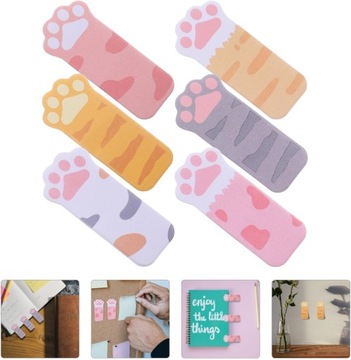 6 наборов стикеров «Кошачья лапка». Заметки Z