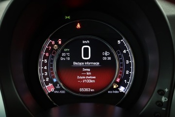 Fiat 500 II Seria 1 1.2 69KM 2014 Fiat 500 1.2, Salon Polska, Serwis ASO, Skóra, zdjęcie 7