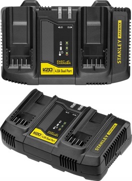 ЗАРЯДНОЕ УСТРОЙСТВО STANLEY ДВУХПОРТОВОЕ 18 В FATMAX V20 SFMCB24