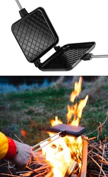 Тостер для сэндвичей у костра